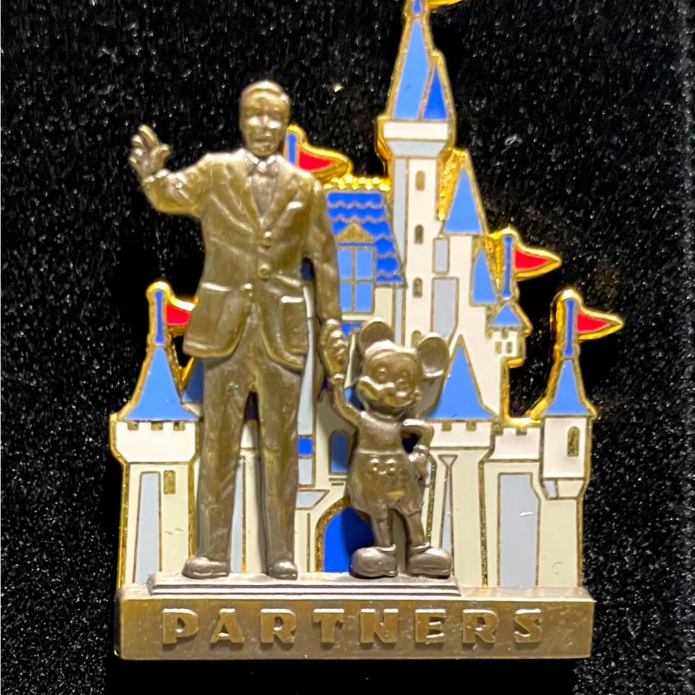 Walt Disney and Mickey - Vintage Disney Trading Pin